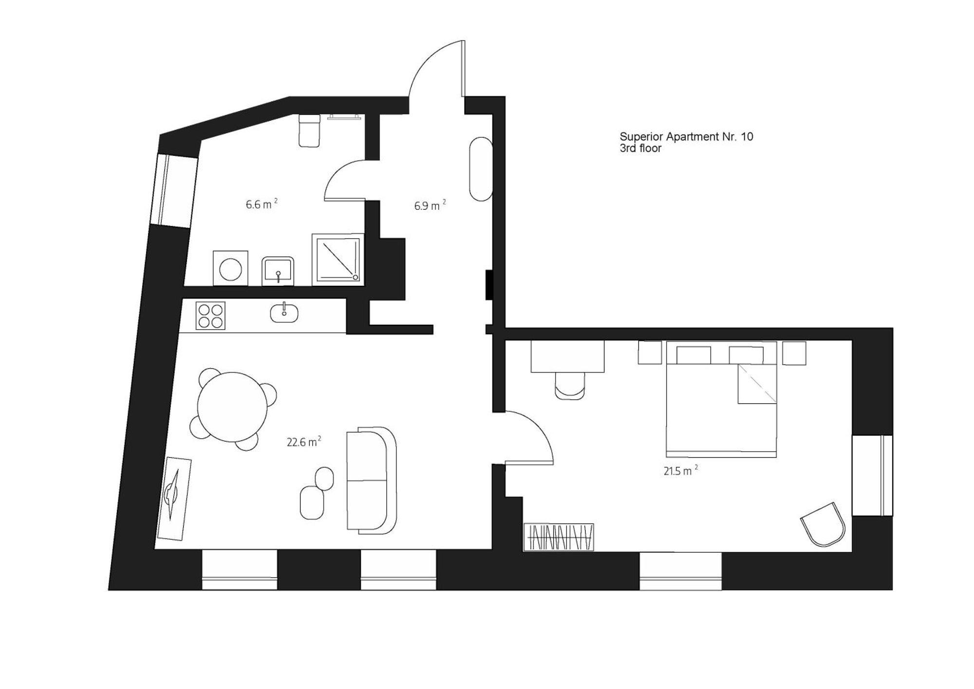Centra Nams - Center Apartments Cēsis Стая снимка