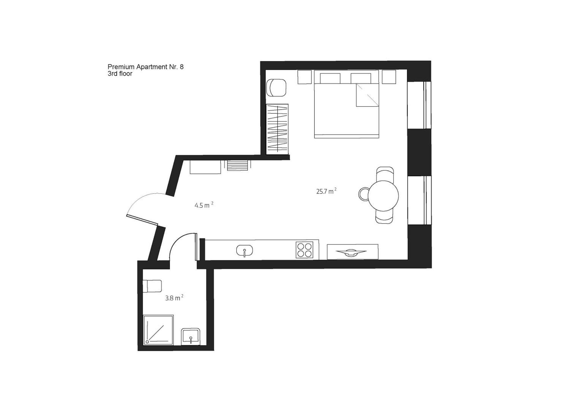 Centra Nams - Center Apartments Cēsis Стая снимка
