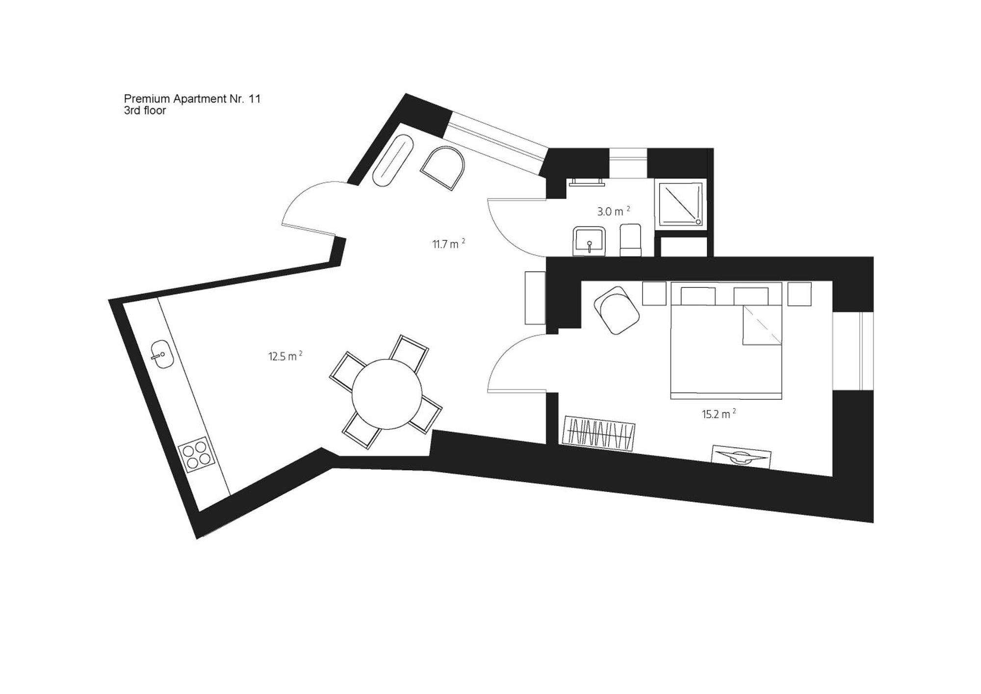 Centra Nams - Center Apartments Cēsis Стая снимка
